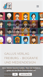 Mobile Screenshot of gallus-verlag.de