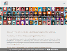 Tablet Screenshot of gallus-verlag.de